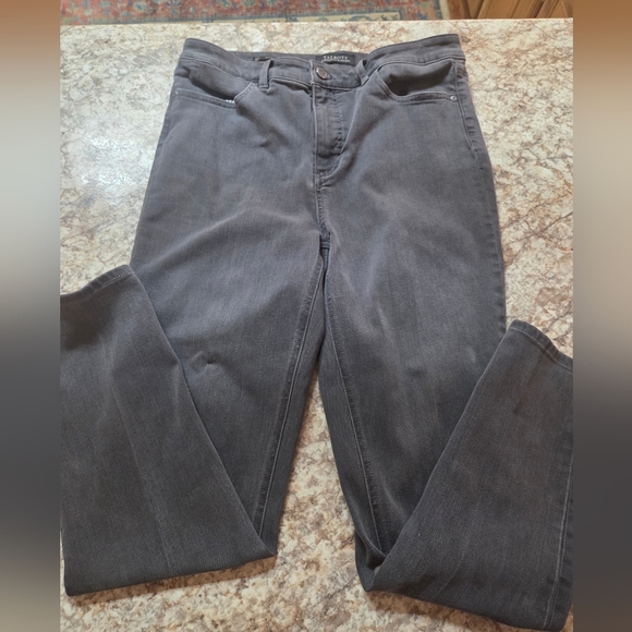 Talbots Flawless 5 Pocket Women's Charcoal Straight Leg Jeggings Jeans - Picture 1 of 4